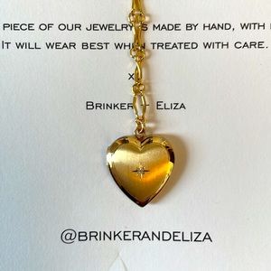 New Brinker + Eliza Hallie Heart Locket